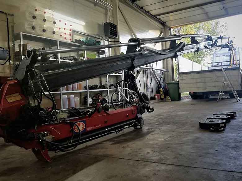 hüdraulikasüsteem ehitustehnikale