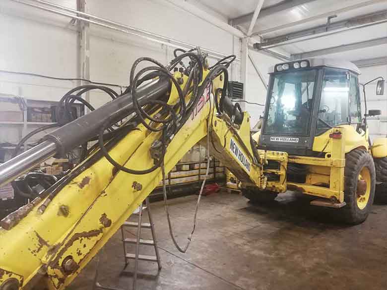 hüdraulikasüsteem ehitustehnikale