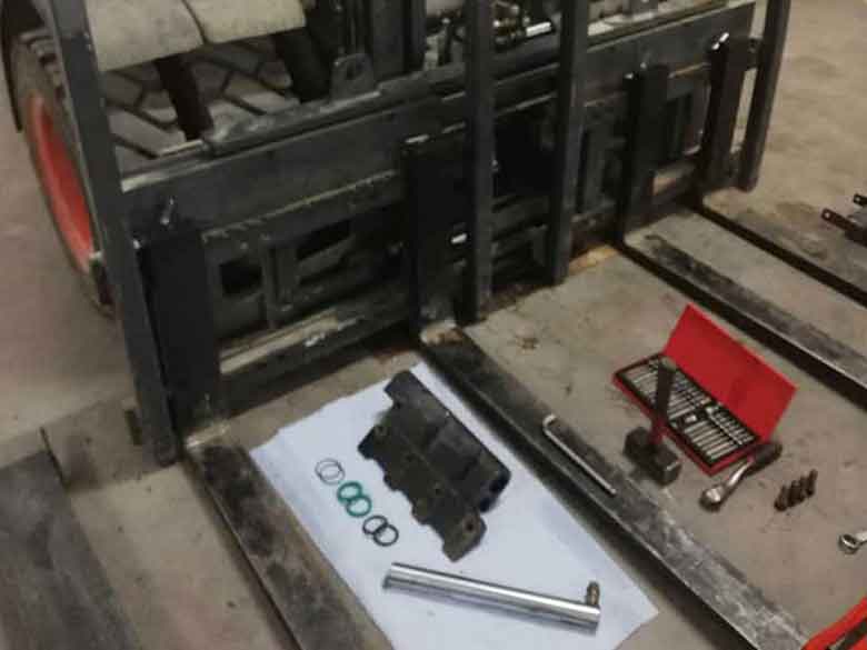 hüdraulikakomponentide paigaldus