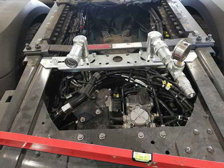 hüdraulikakomponentide paigaldus